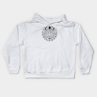 Lotus Flower Mandala Kids Hoodie